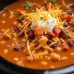 Easy Crockpot Taco Soup with Ranch Seasoning - featured image