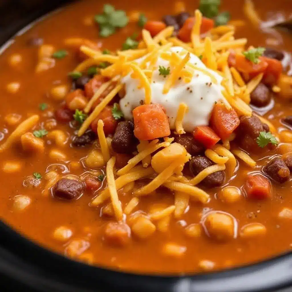 Easy Crockpot Taco Soup with Ranch Seasoning - featured image