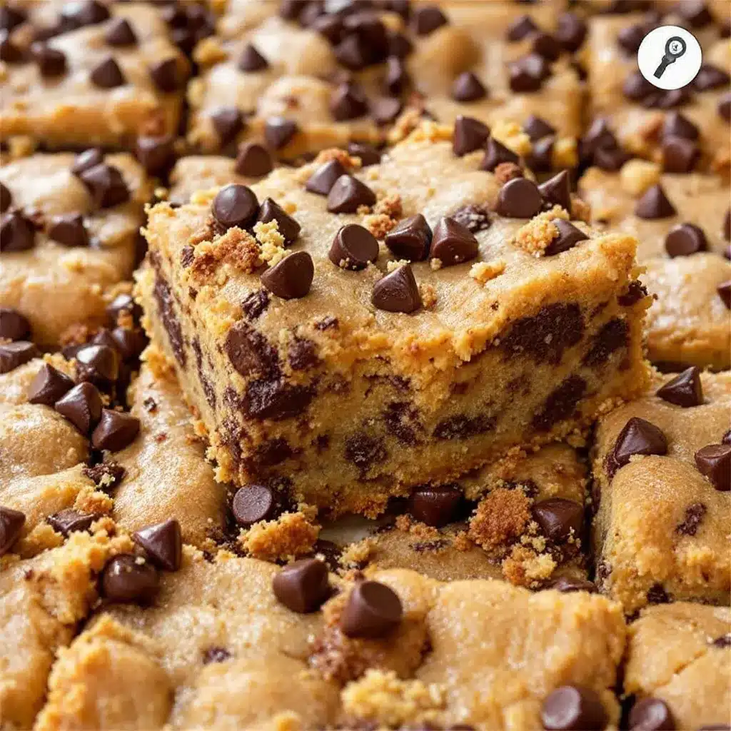 easy one-bowl chocolate chip cookie bars preparation steps