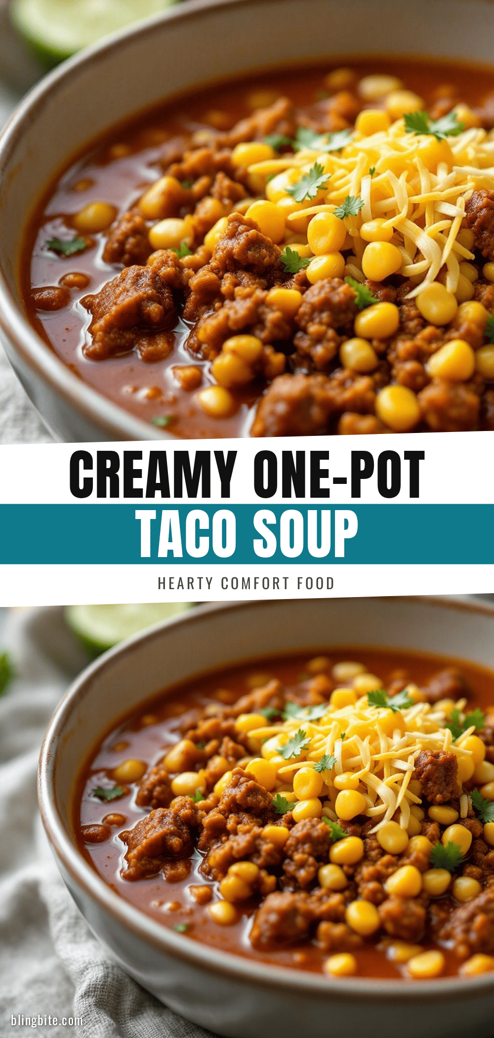 easy one-pot taco soup with ground beef recipe