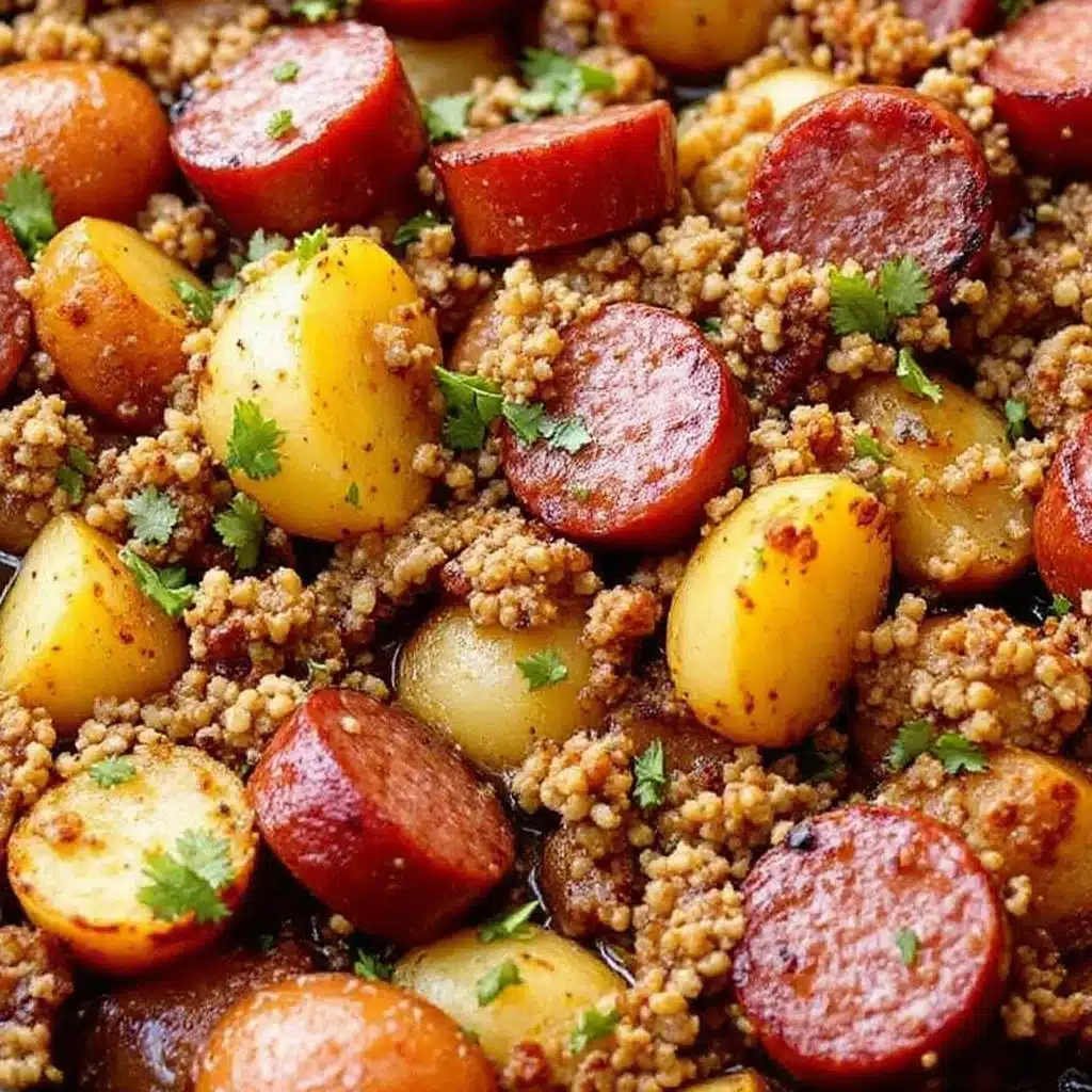 Easy Smoked Sausage and Potato Skillet - featured image