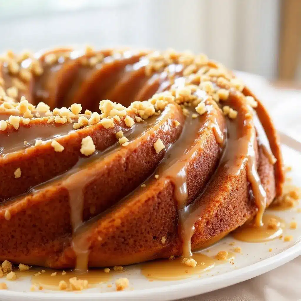 eggnog bundt cake preparation steps