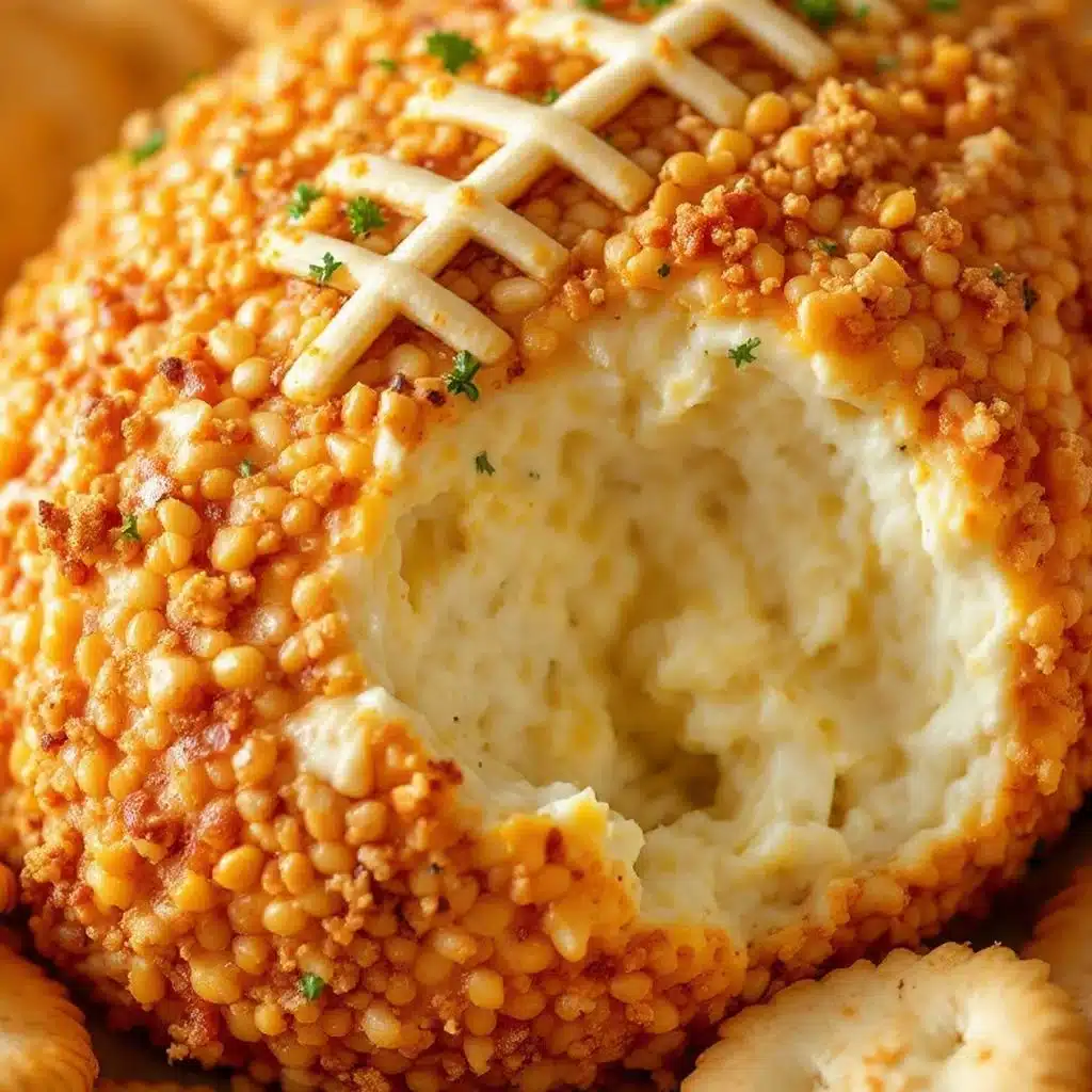 football cheese ball - featured image