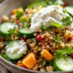 fresh cucumber salad with rice vinegar dressing - featured image