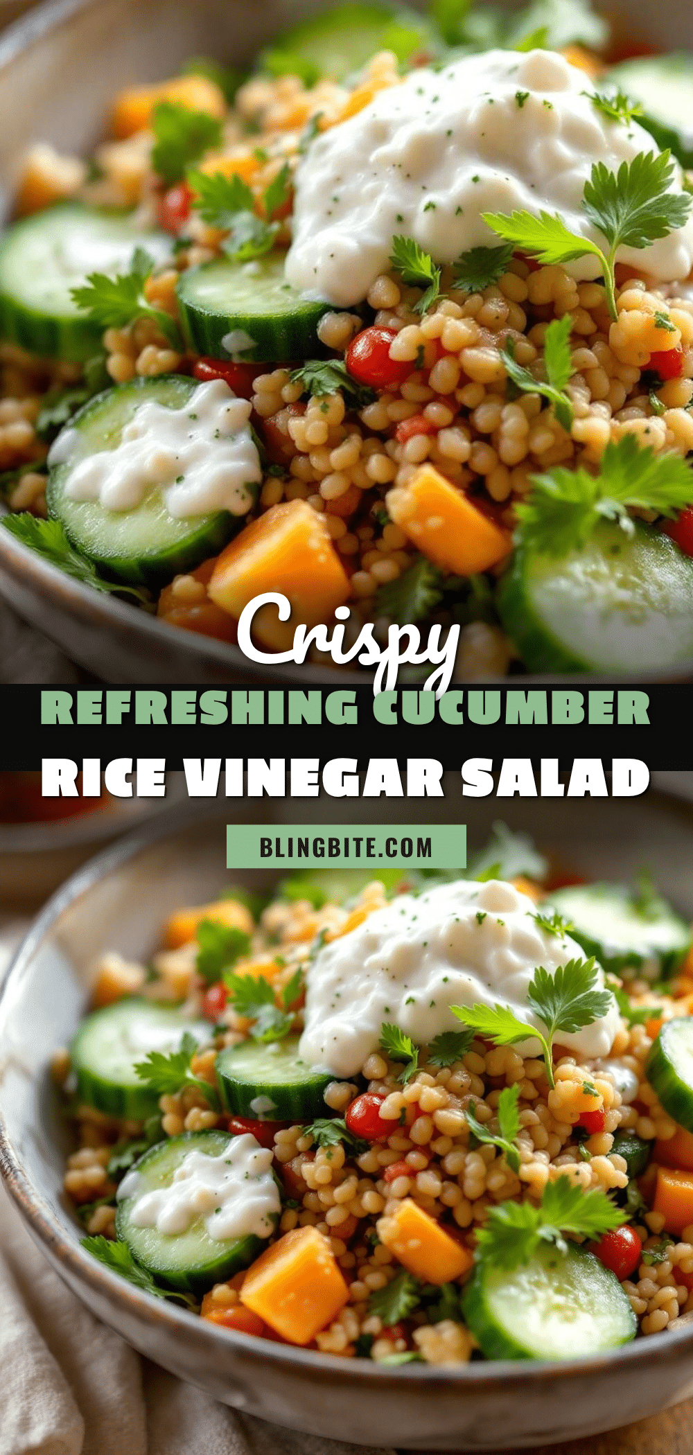 fresh cucumber salad with rice vinegar dressing recipe
