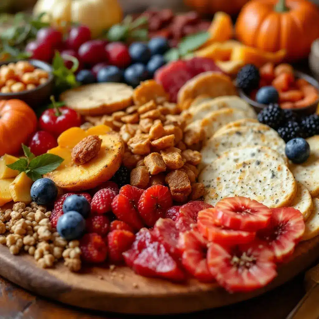 Friendsgiving charcuterie board preparation steps