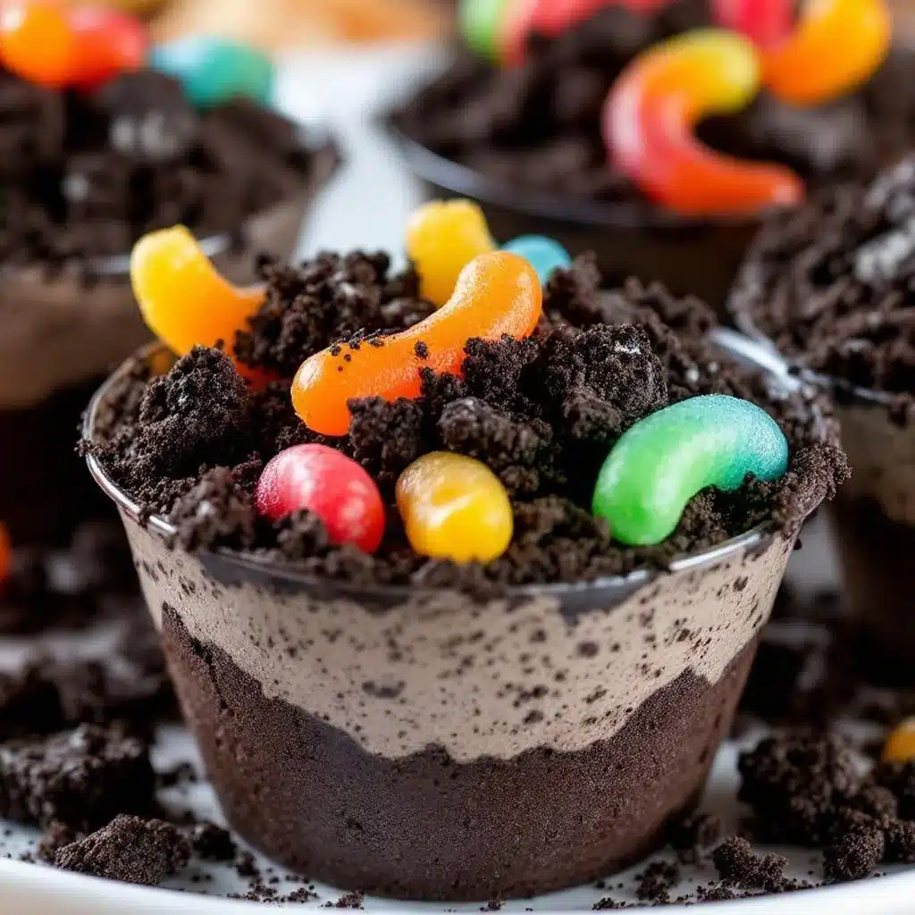 Halloween dirt cups - featured image