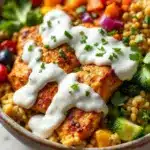 high-protein chicken thigh meal prep bowls - featured image
