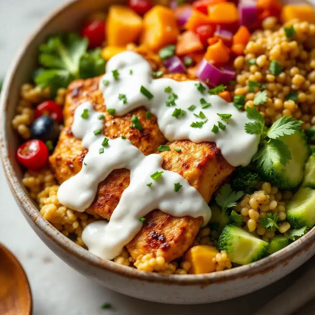 high-protein chicken thigh meal prep bowls preparation steps