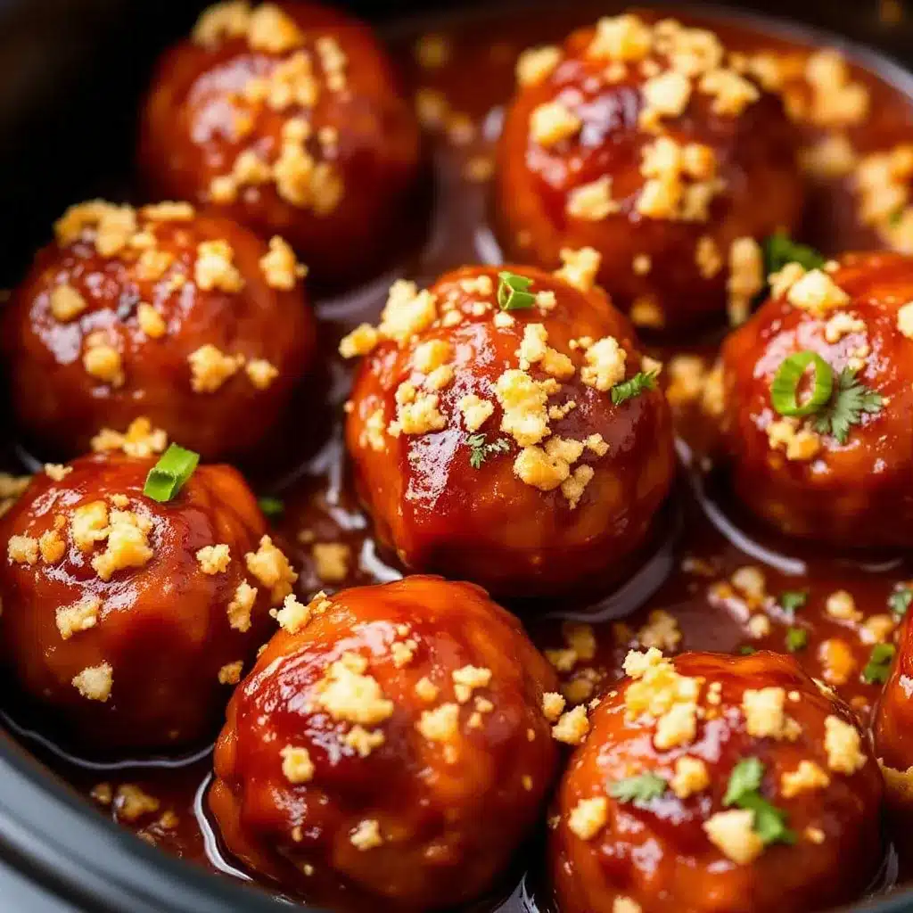 honey bbq meatballs preparation steps