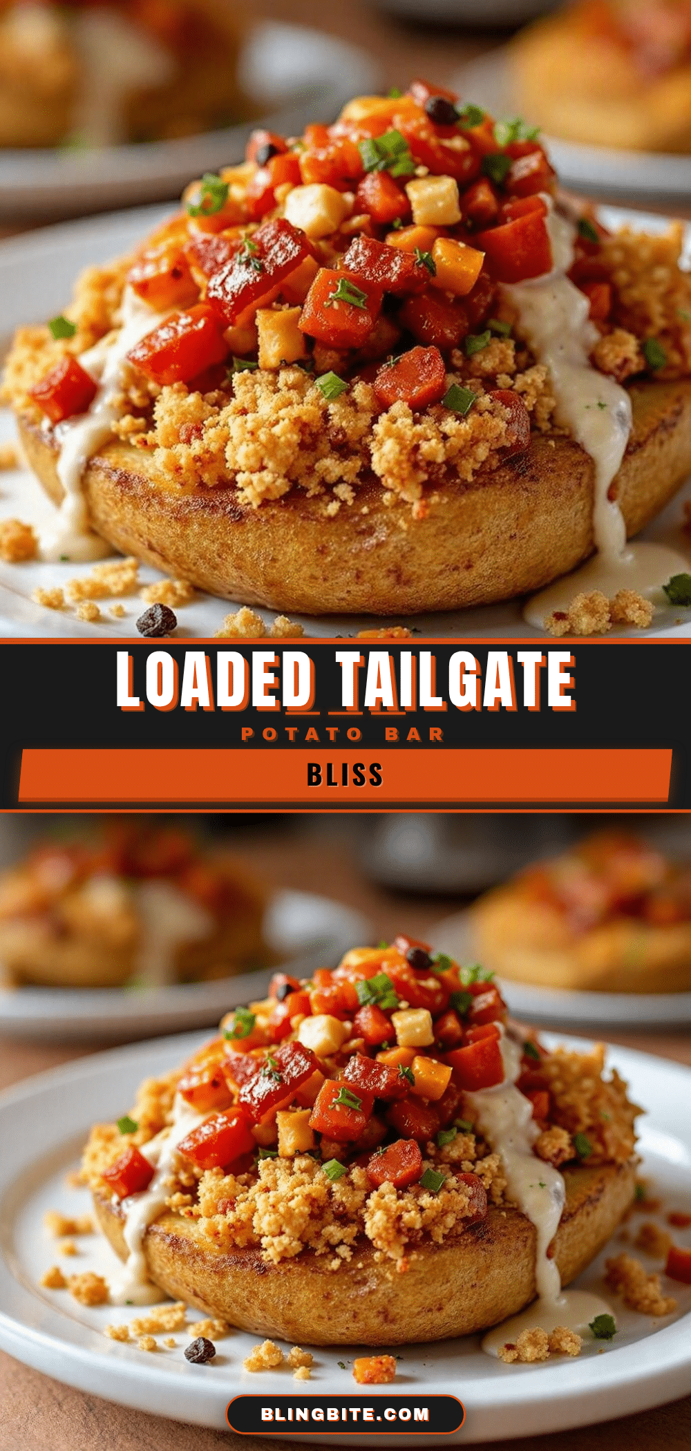 loaded tailgate baked potato bar recipe
