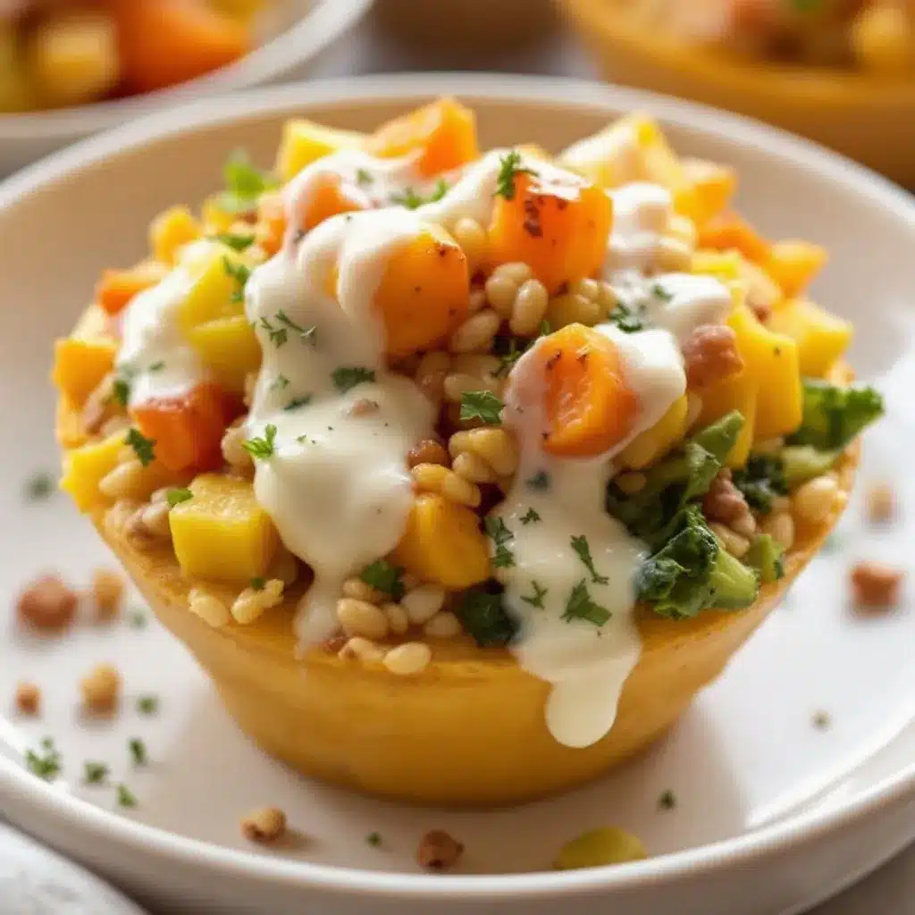 low-carb pumpkin pie custard cups preparation steps