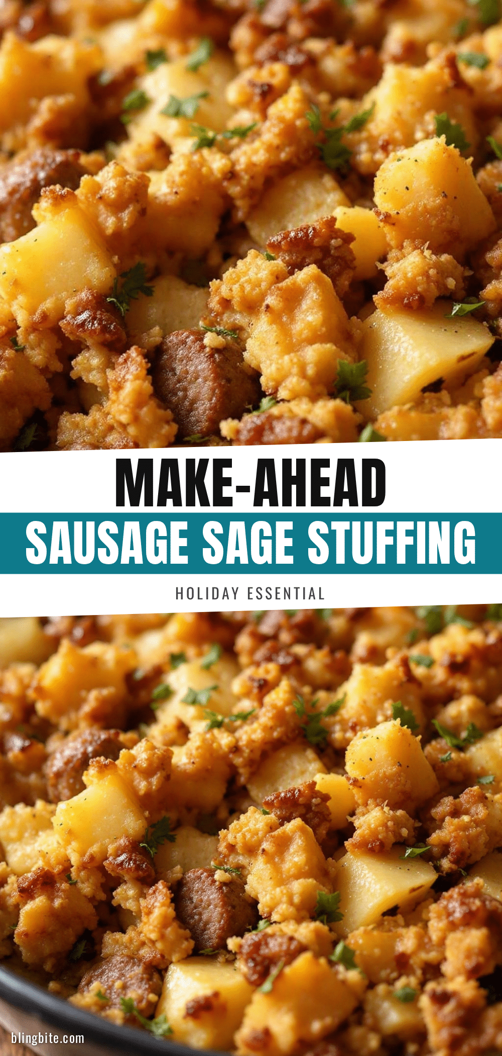make-ahead sausage sage stuffing recipe