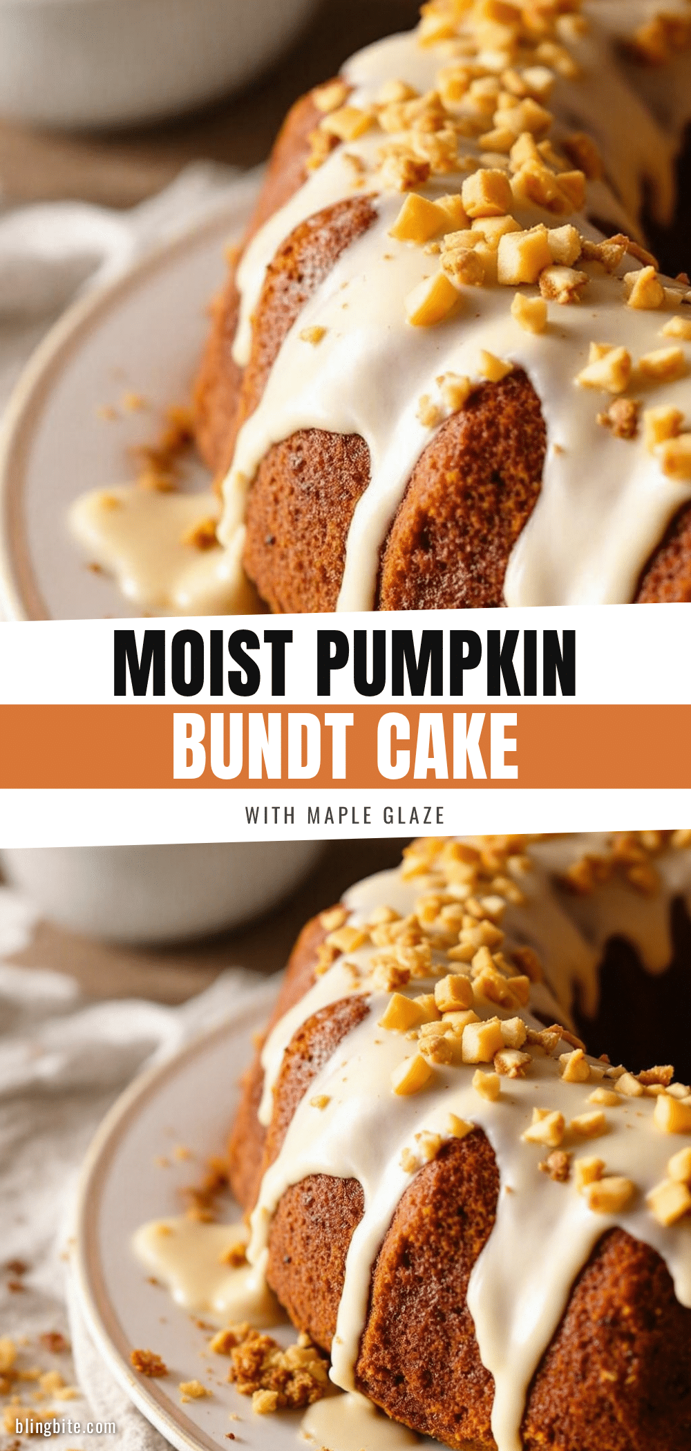 moist pumpkin bundt cake with maple glaze recipe