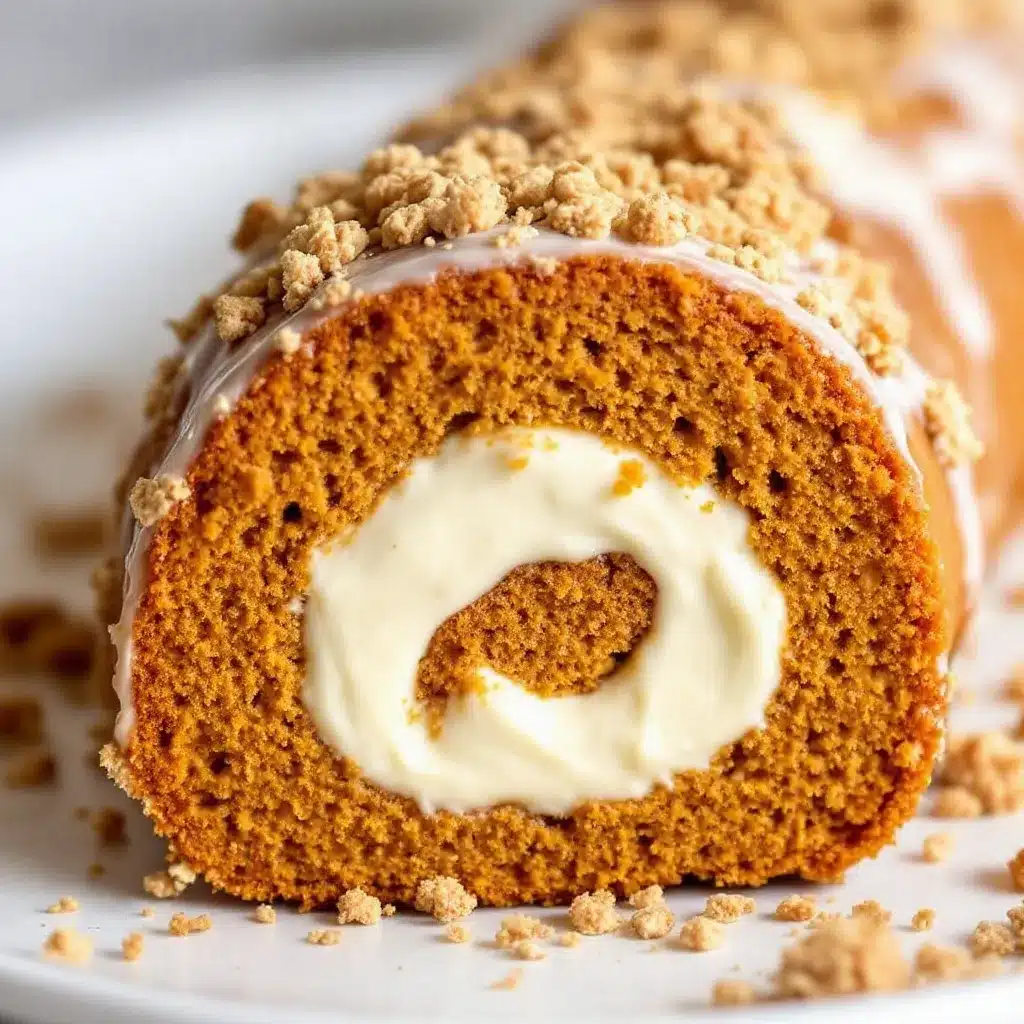 moist pumpkin cake roll preparation steps