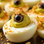 monster eyeball deviled eggs - featured image