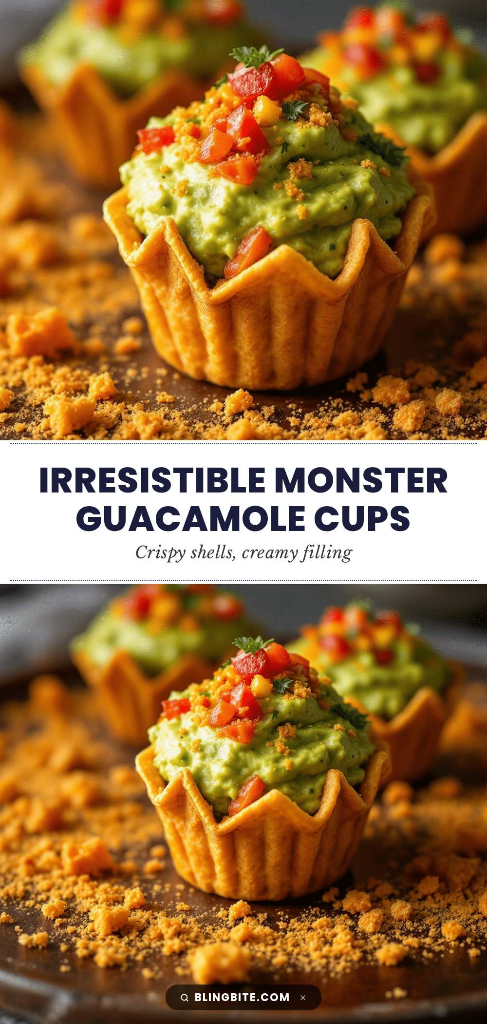Monster Mouth Guacamole Cups recipe