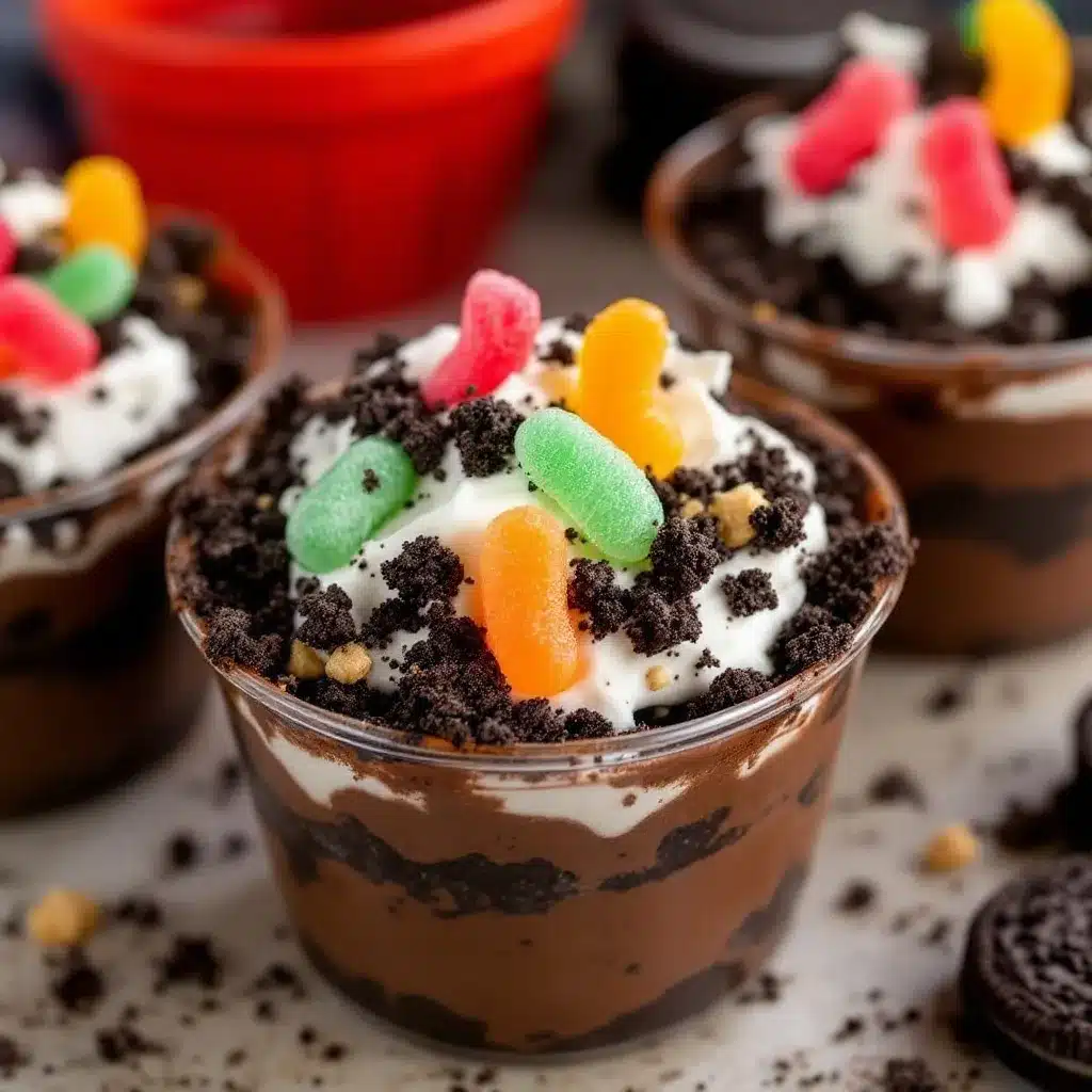 no-bake dirt cups preparation steps