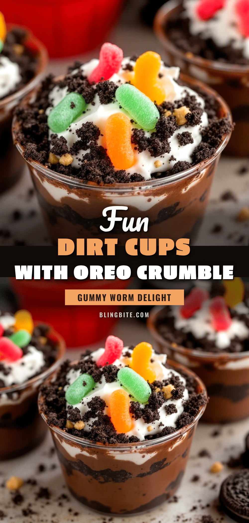 no-bake dirt cups recipe
