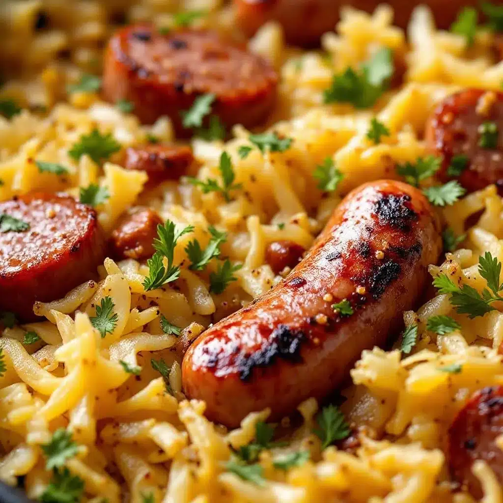 Oktoberfest Sausage and Sauerkraut Skillet - featured image