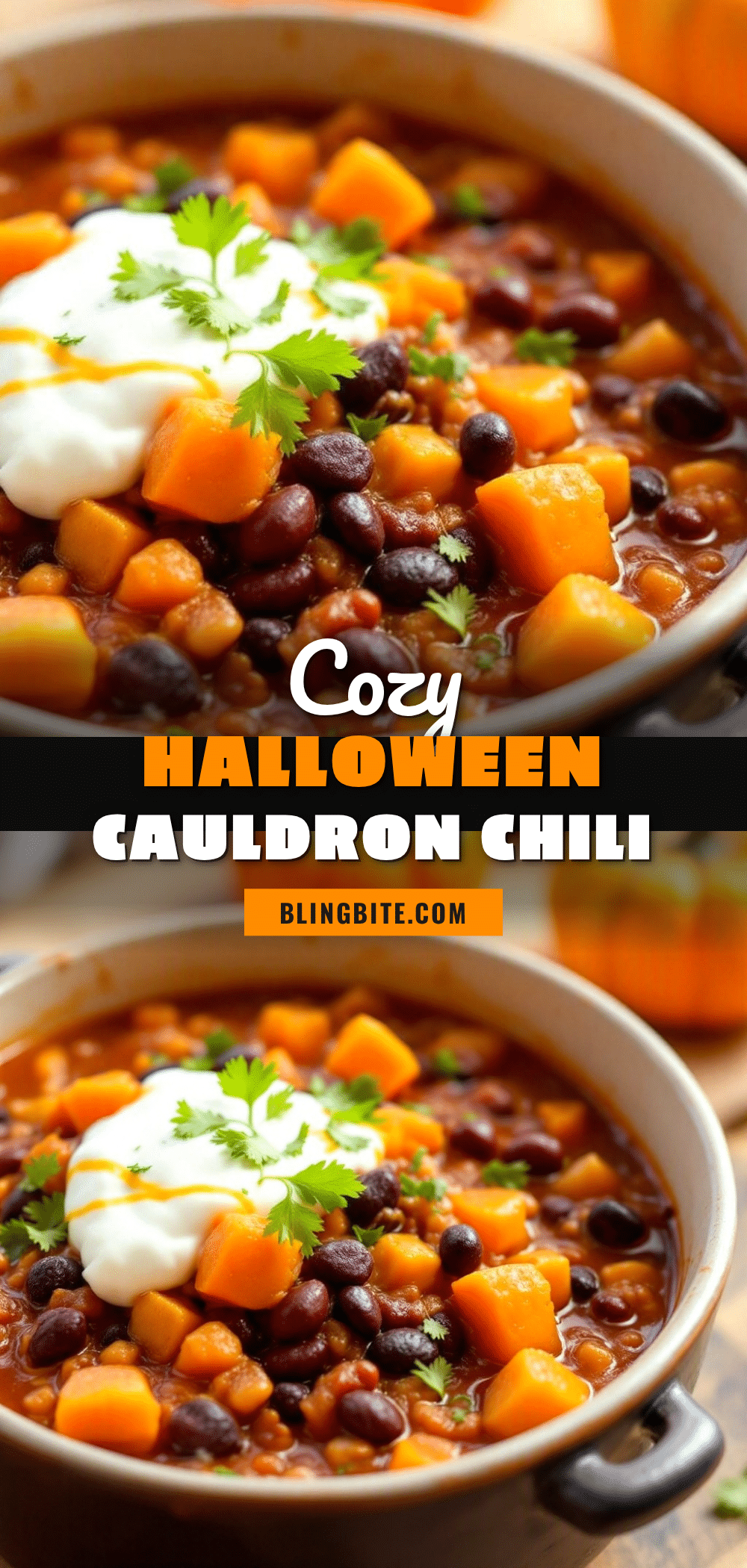 pumpkin black bean chili recipe
