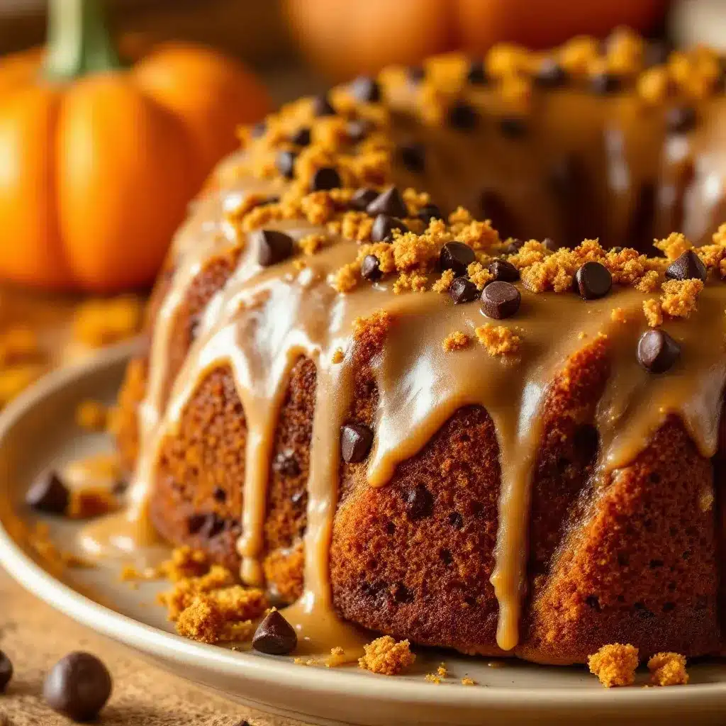 pumpkin chocolate chip bundt cake preparation steps