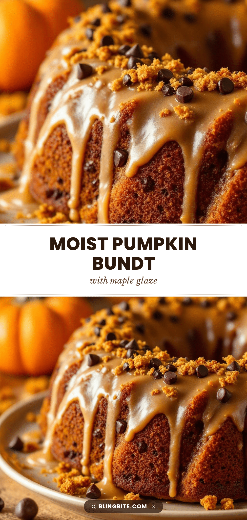 pumpkin chocolate chip bundt cake recipe