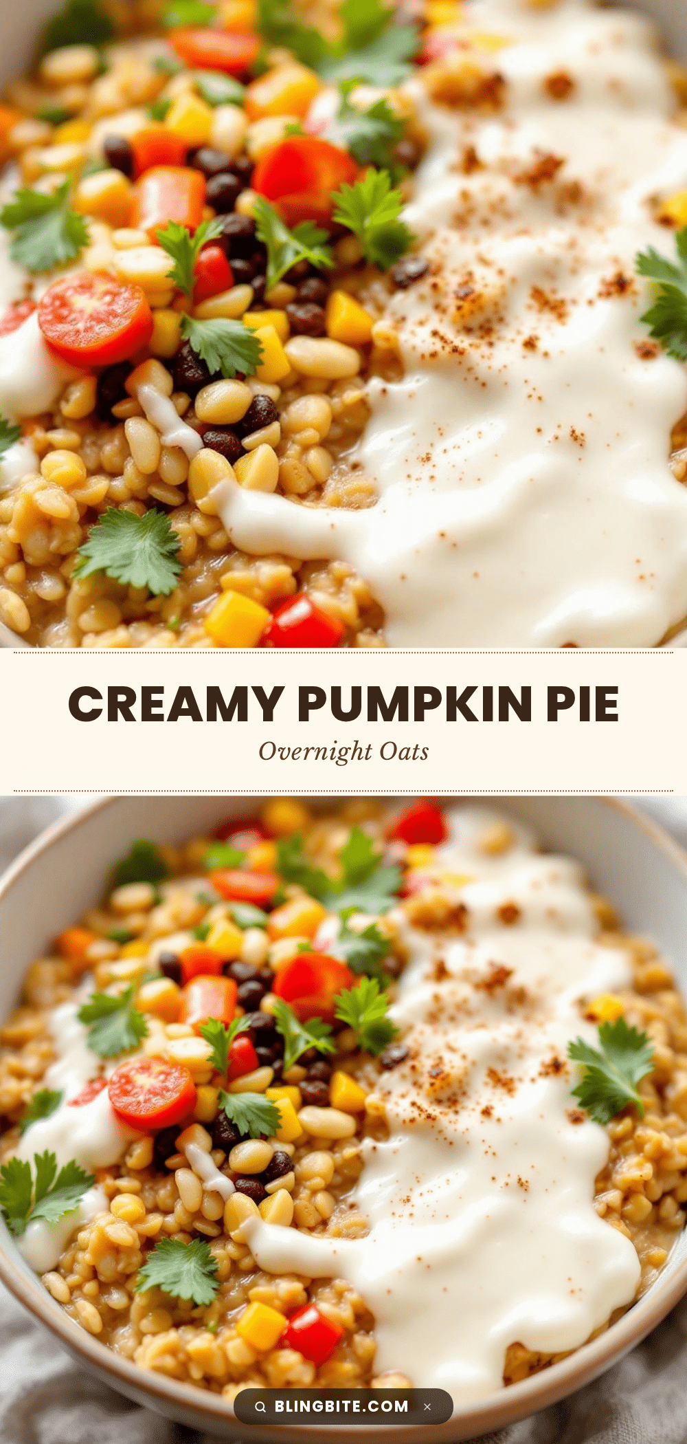 Pumpkin Pie Spice Overnight Oats recipe