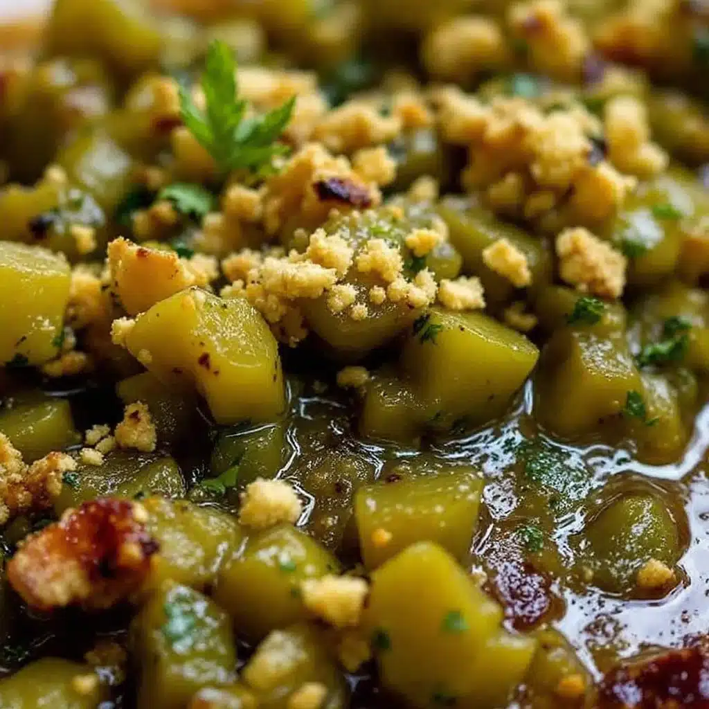 roasted green tomato salsa verde - featured image
