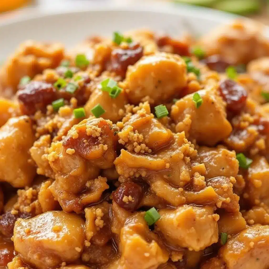 slow cooker apple cider pulled chicken - featured image