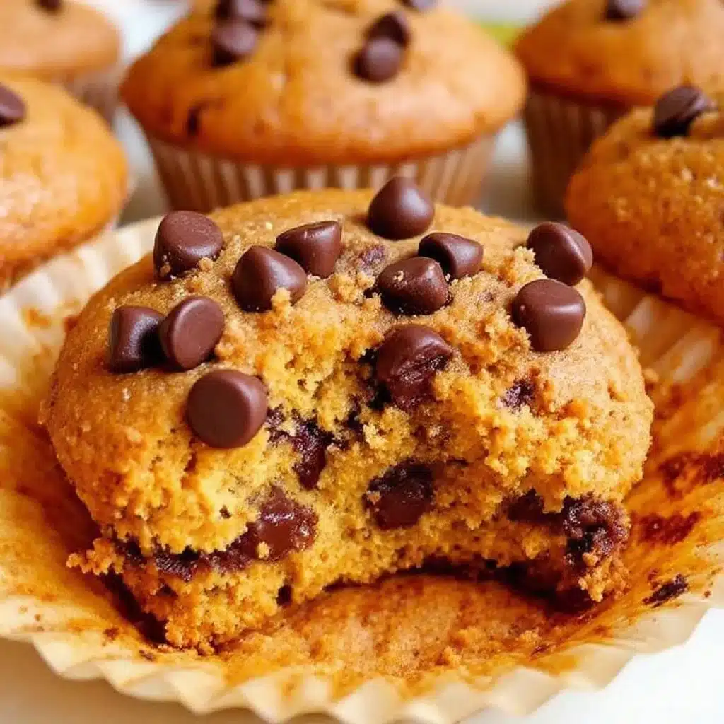 small-batch pumpkin chocolate chip muffins - featured image