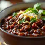smoky chipotle chili with dark chocolate - featured image