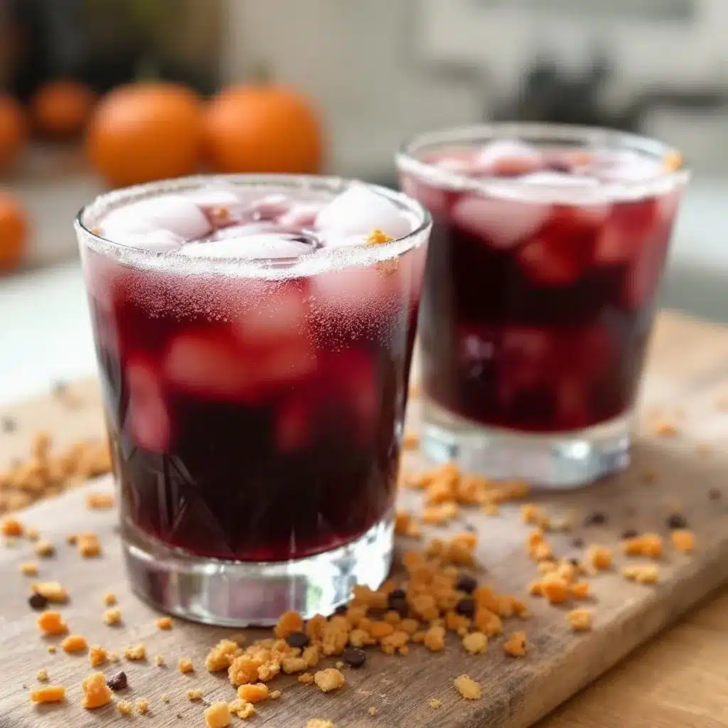 spooky non-alcoholic halloween punch preparation steps