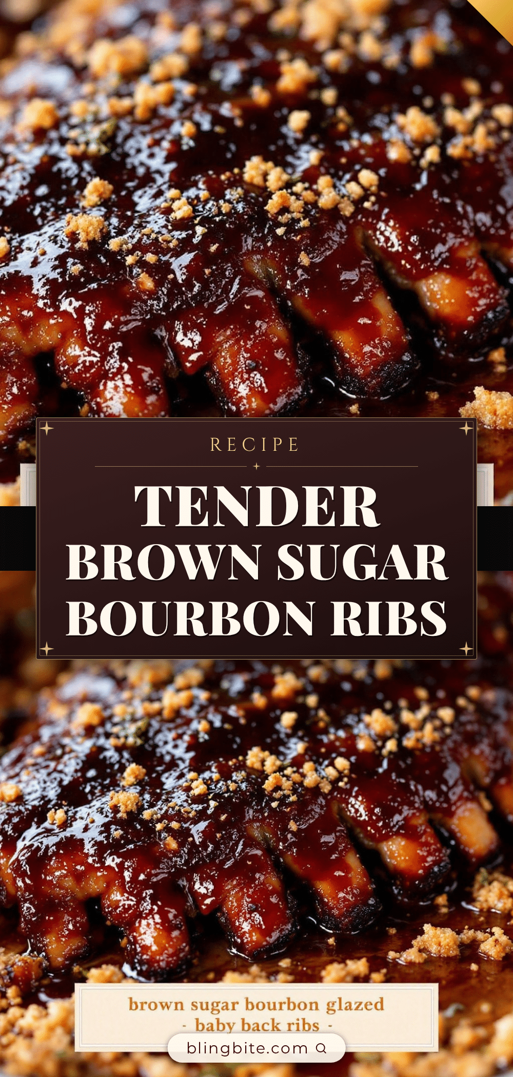 Tender Brown Sugar Bourbon Ribs recipe