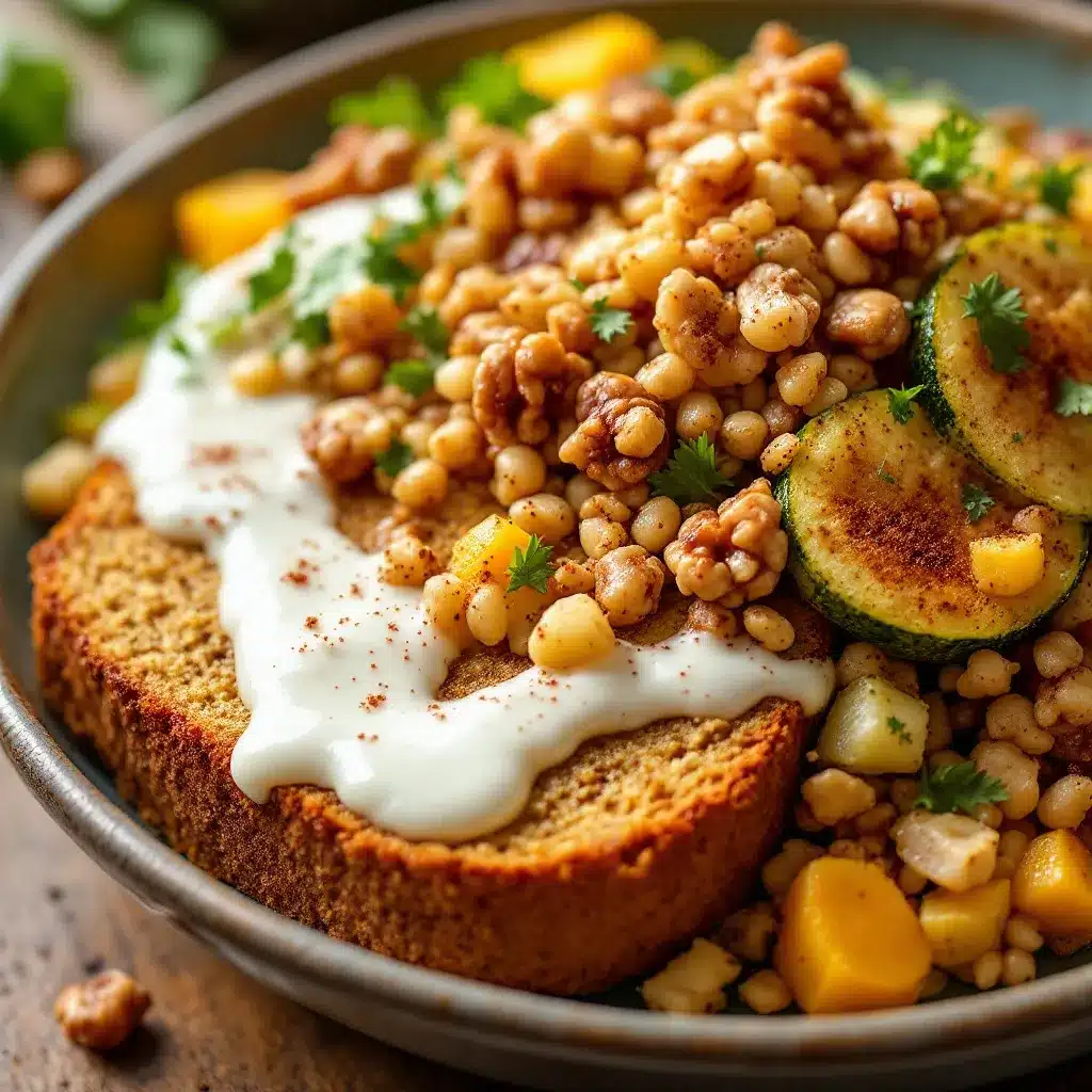 zucchini bread with walnuts and cinnamon preparation steps