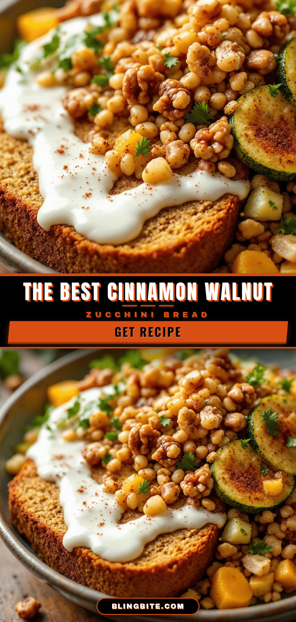 zucchini bread with walnuts and cinnamon recipe