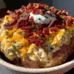 crockpot loaded baked potato soup - featured image