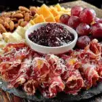 halloween spider web charcuterie board - featured image
