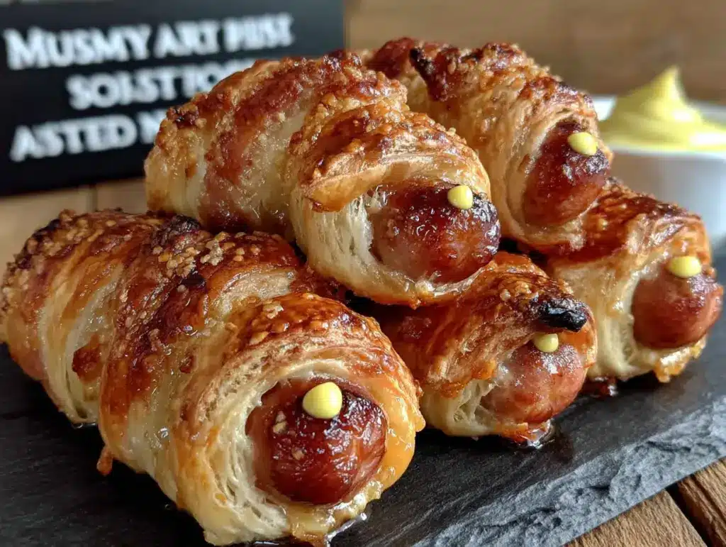 mummy pigs in a blanket - featured image
