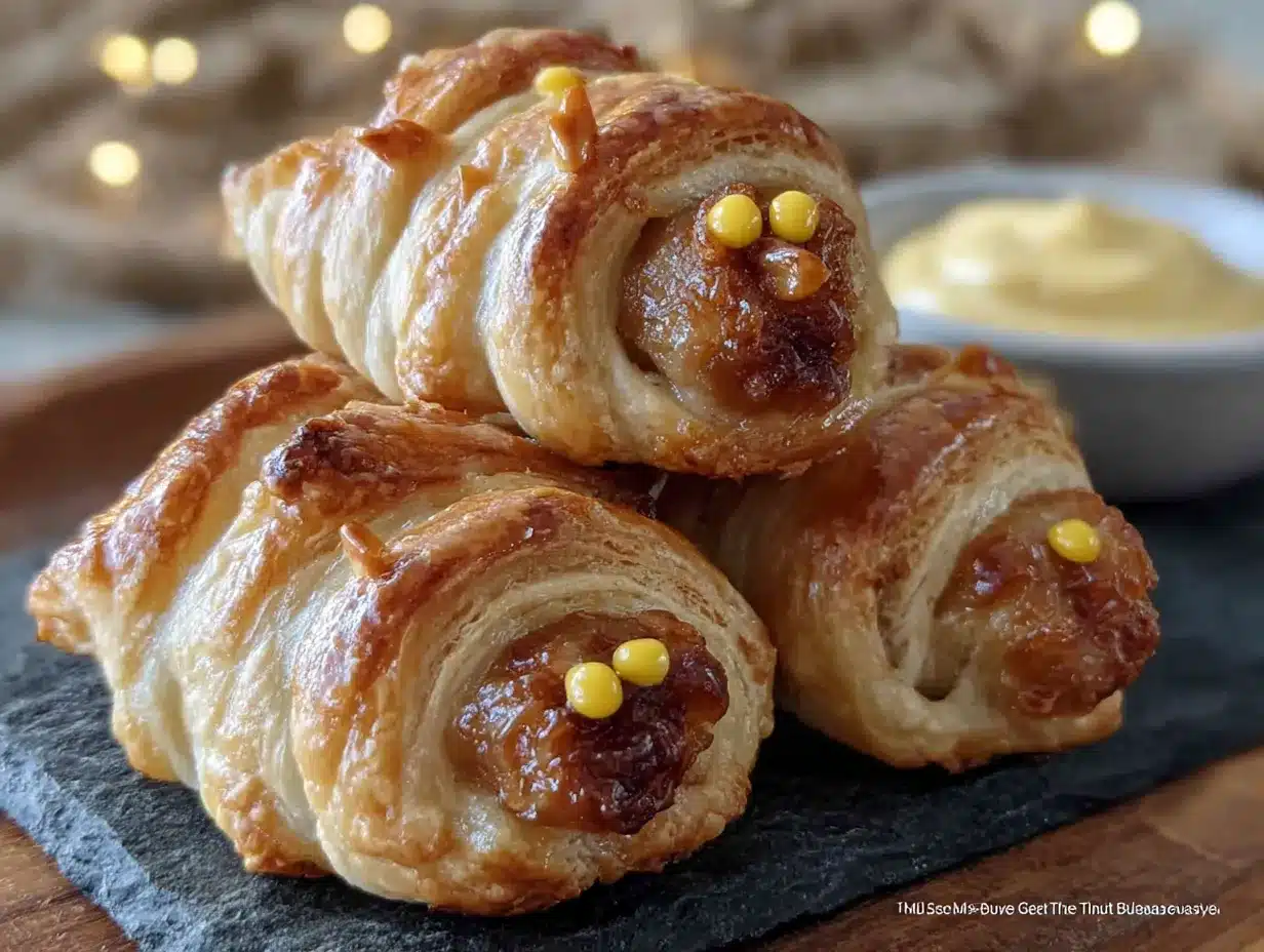 mummy pigs in a blanket preparation steps
