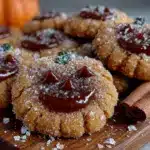 pumpkin pie thumbprint cookies - featured image