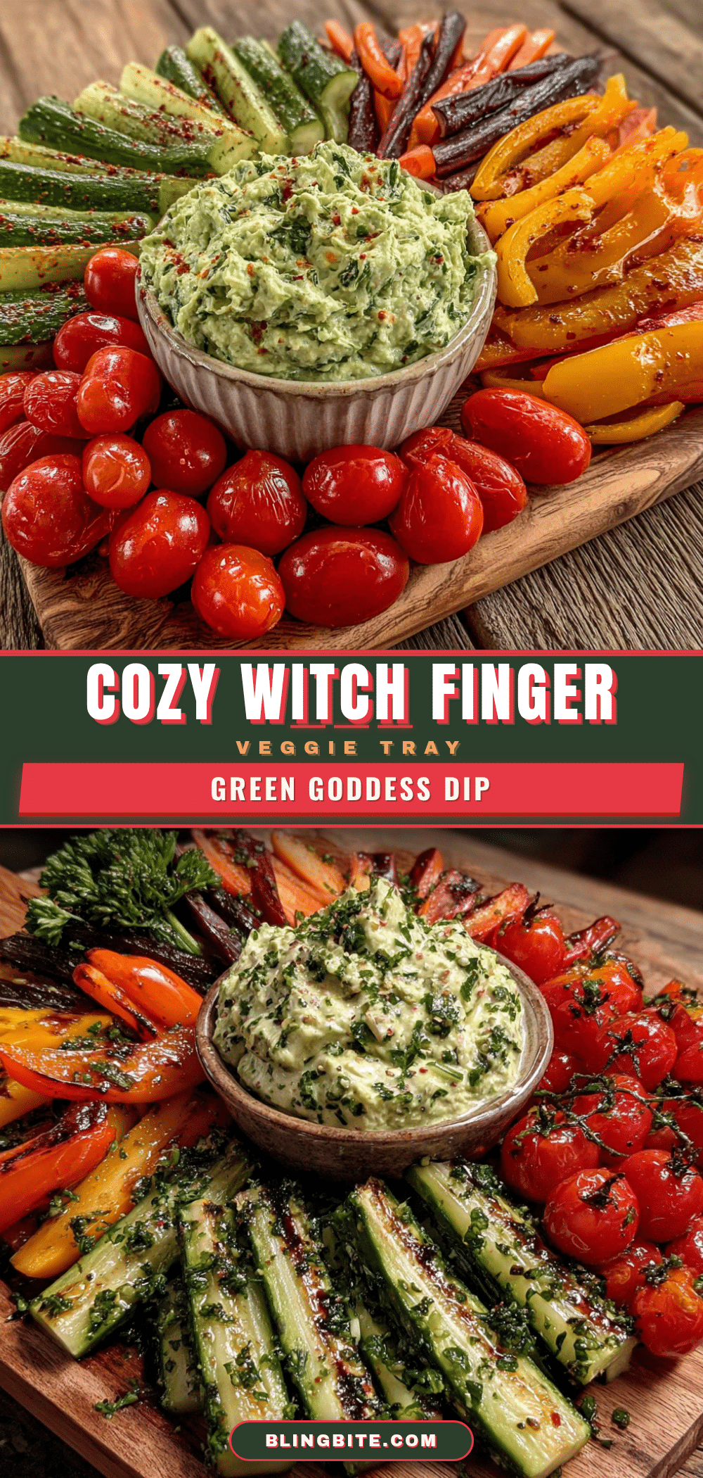 witch finger veggie tray recipe