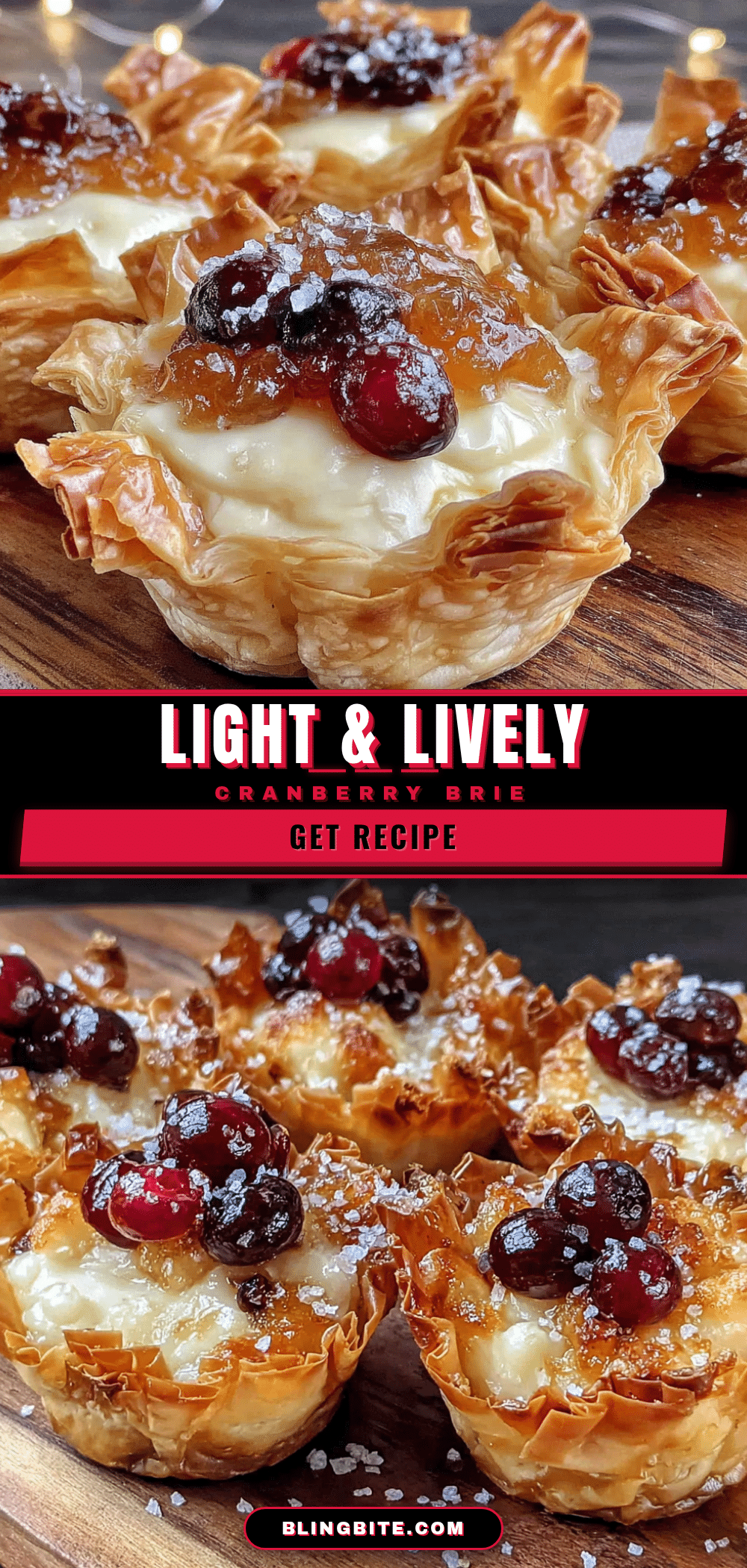 cranberry brie bites recipe