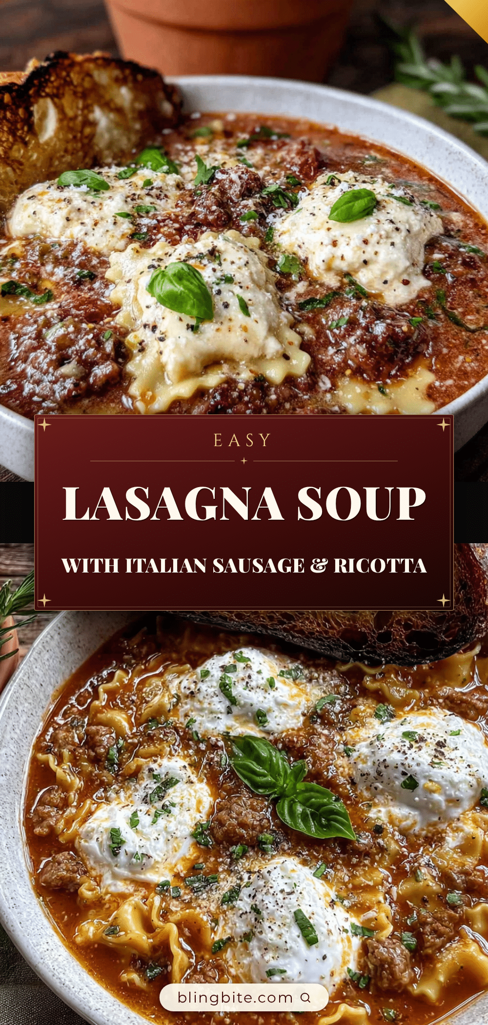 easy lasagna soup with italian sausage recipe