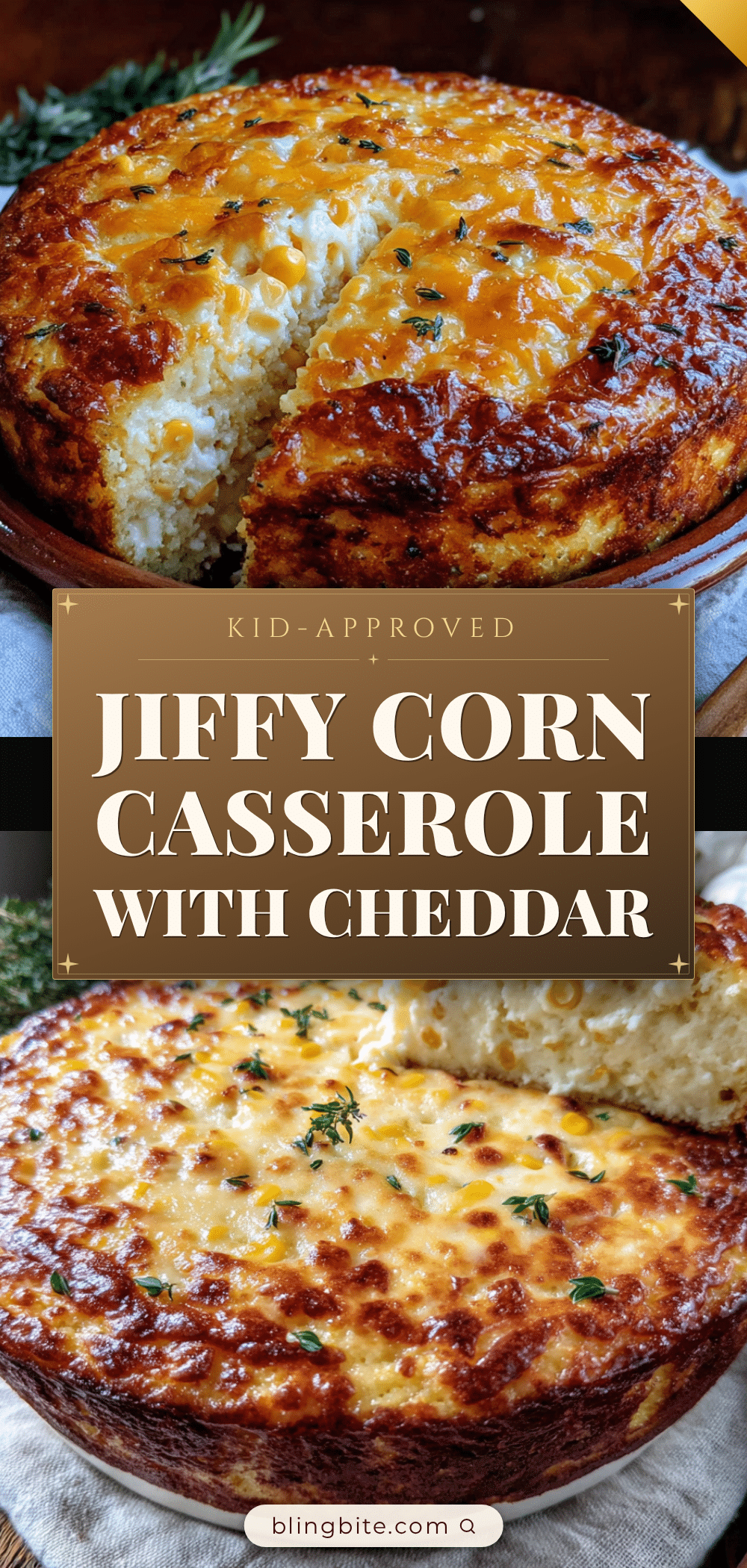jiffy corn casserole with cheddar recipe