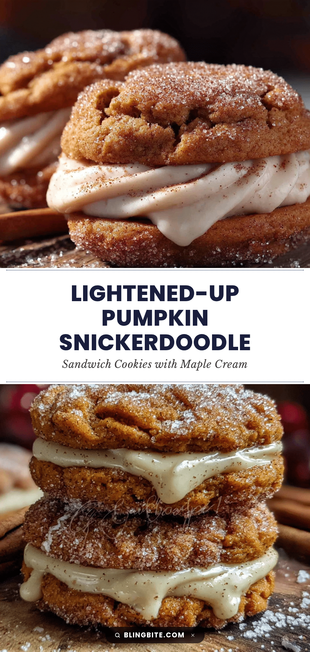 lightened-up pumpkin snickerdoodle cookies recipe